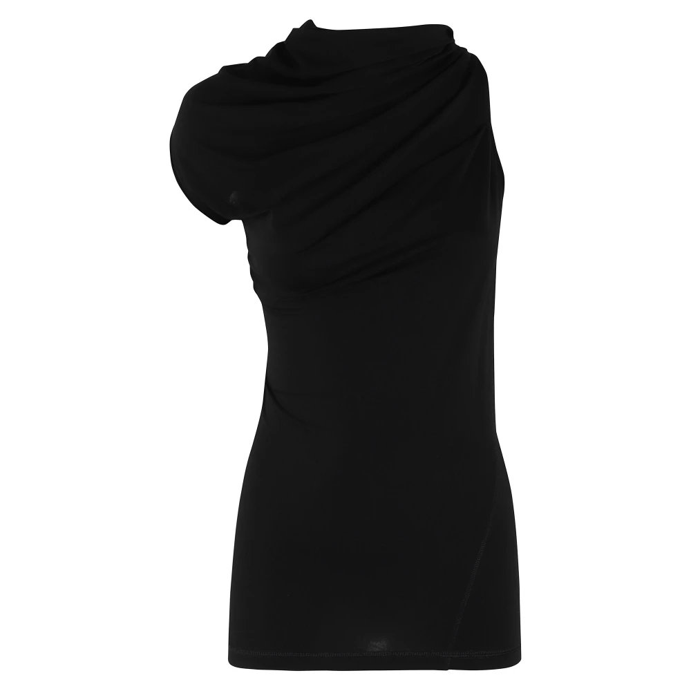 Helmut Lang Wind Top Shirt Black Dames