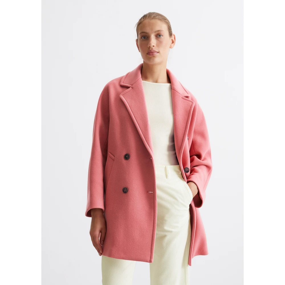 Marc O'Polo Caban jas relaxed Red Dames