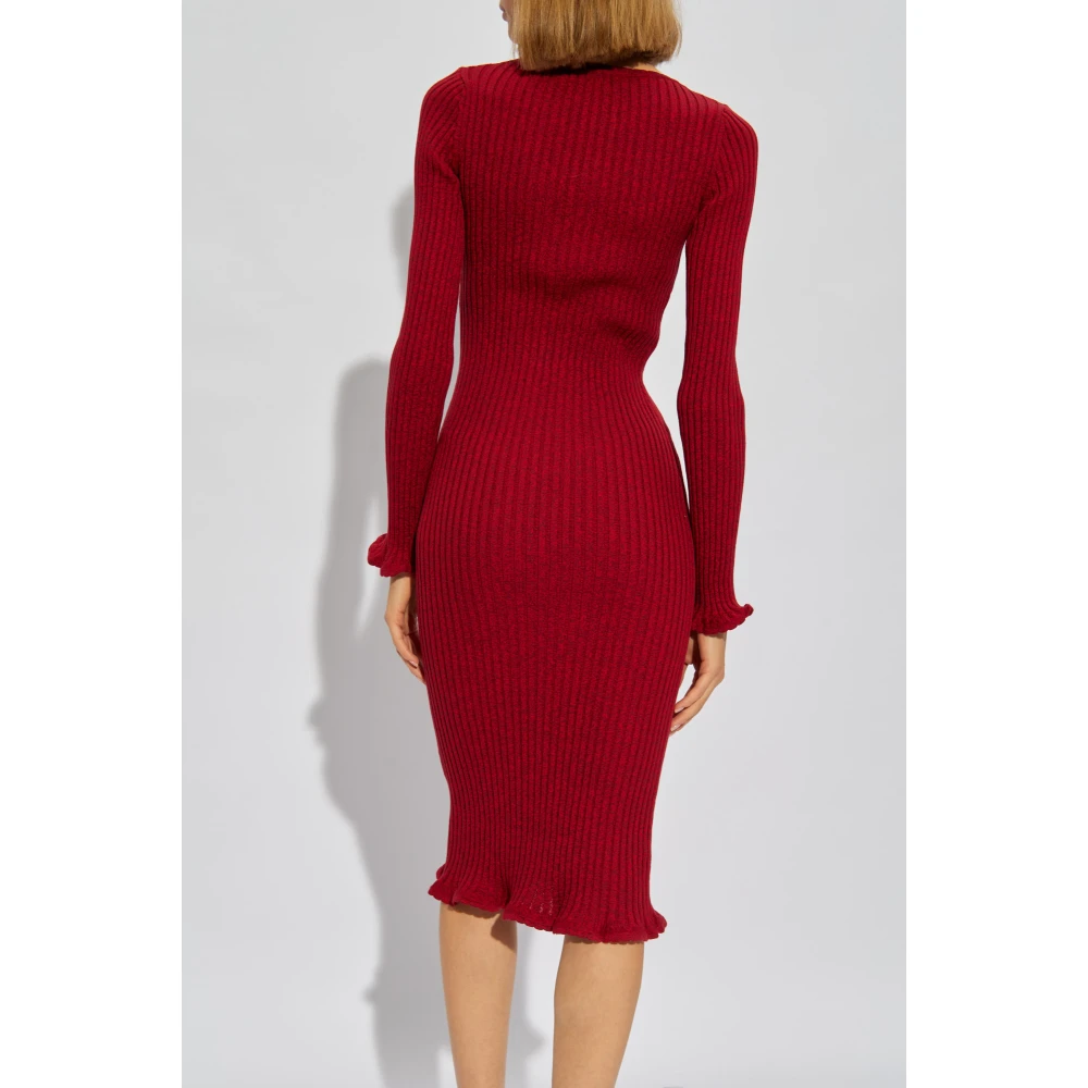 Blumarine Gestreepte jurk Red Dames