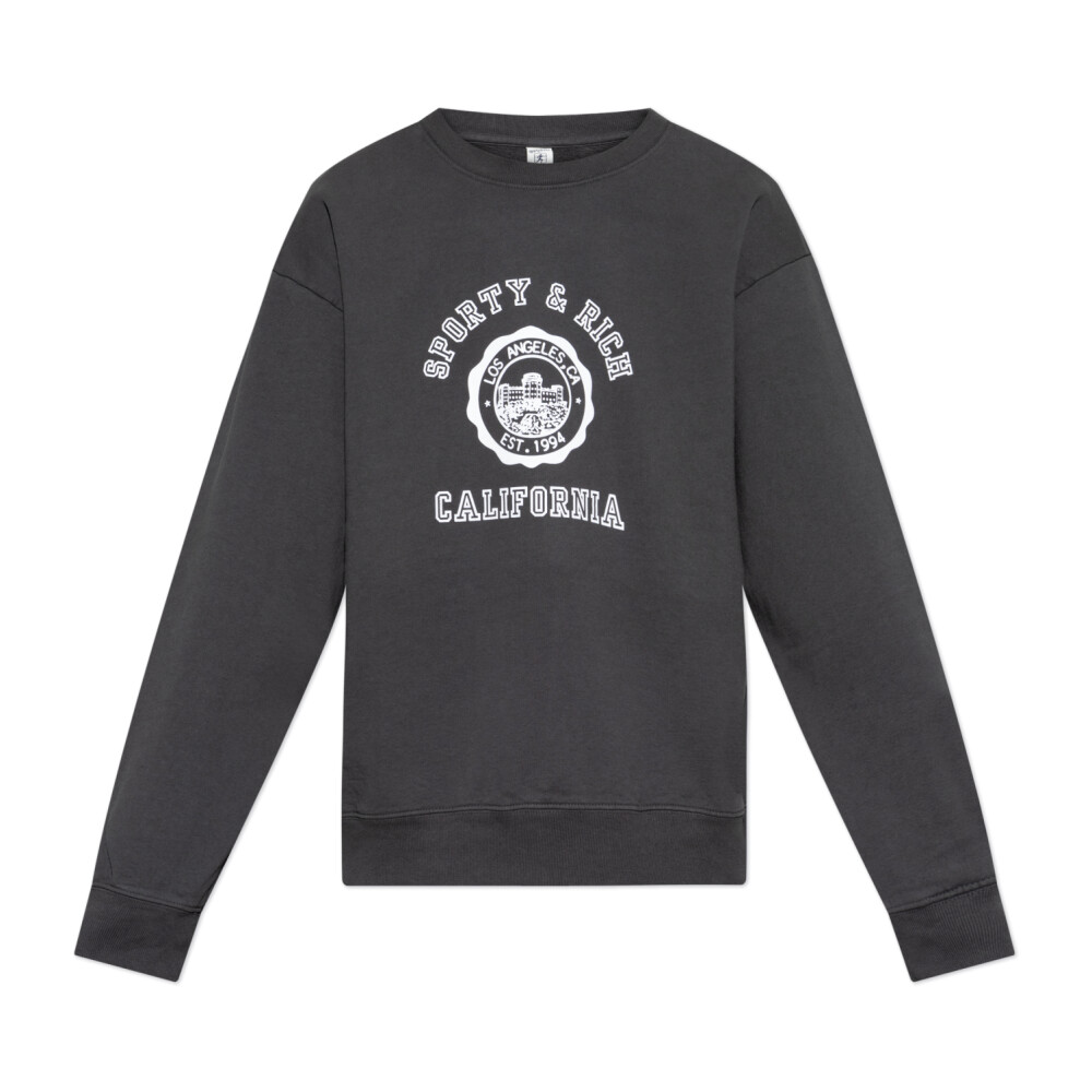 Sporty&Rich｜ (California Crewneck - Faded Black/Spring CALIFORNIACREWNECKFADEDBLACKGO