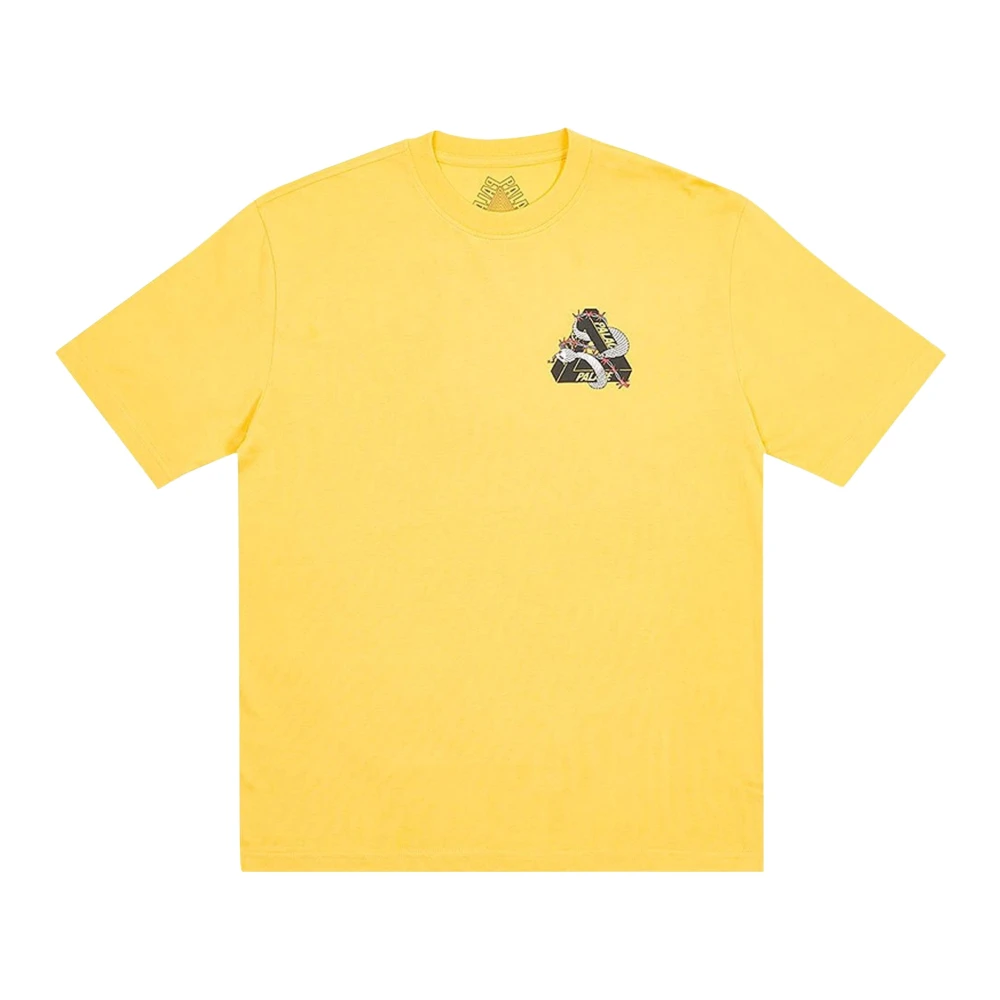 Palace Beperkte oplage Fris T-shirt Geel Yellow Heren