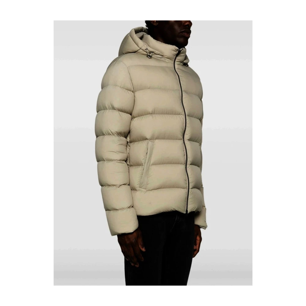 Herno Lichtgewicht Beige Matt Pufferjas Beige Heren