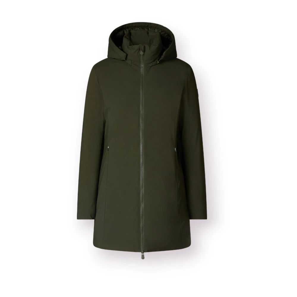 Save The Duck Puffer en Parka Jas Green Dames