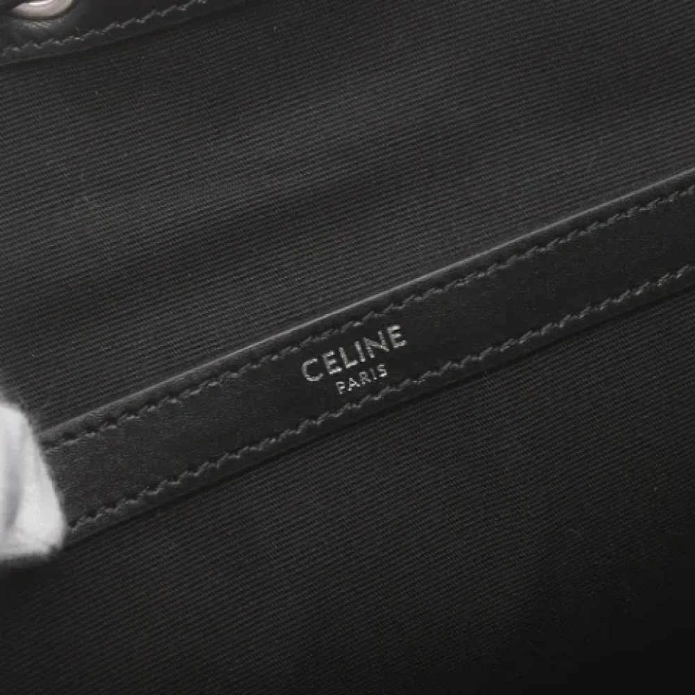 Celine Vintage Pre-owned Coated canvas celine-bags Black Heren