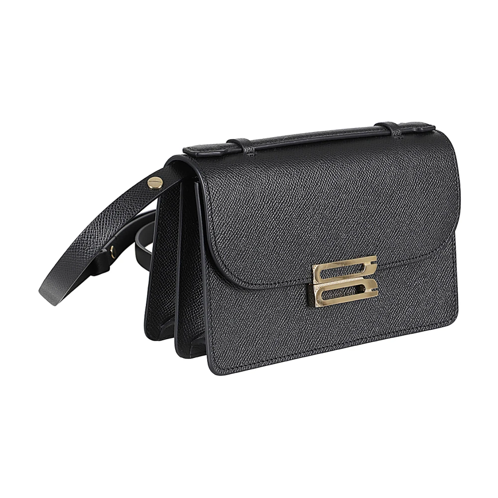 Victoria Beckham Mini Top Handvat Gesp Tas Black Dames