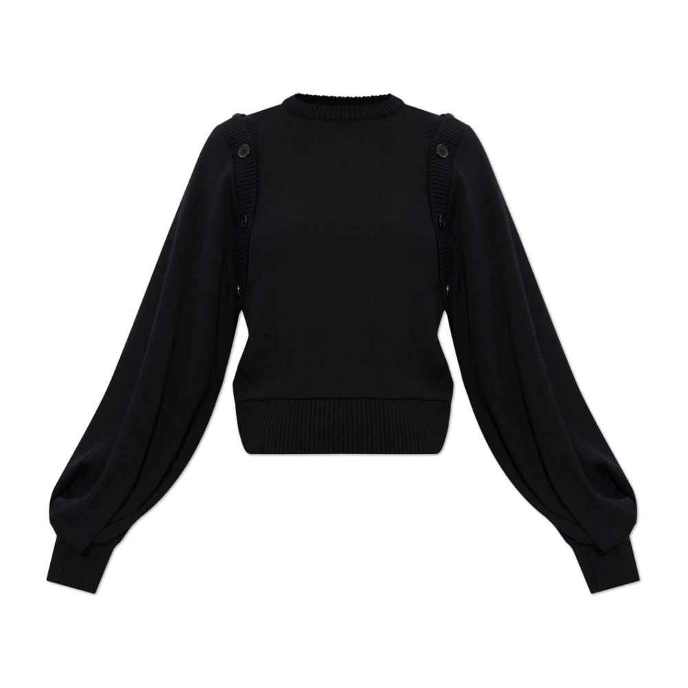 Comme des Garçons Wollen trui Black Dames