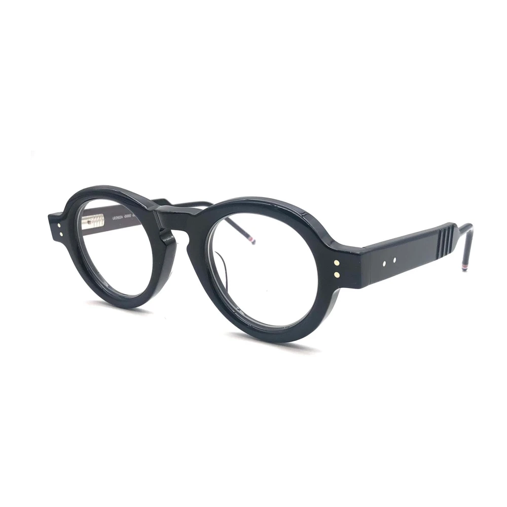 Thom Browne Zwarte Optische Frames International Fit Black Heren