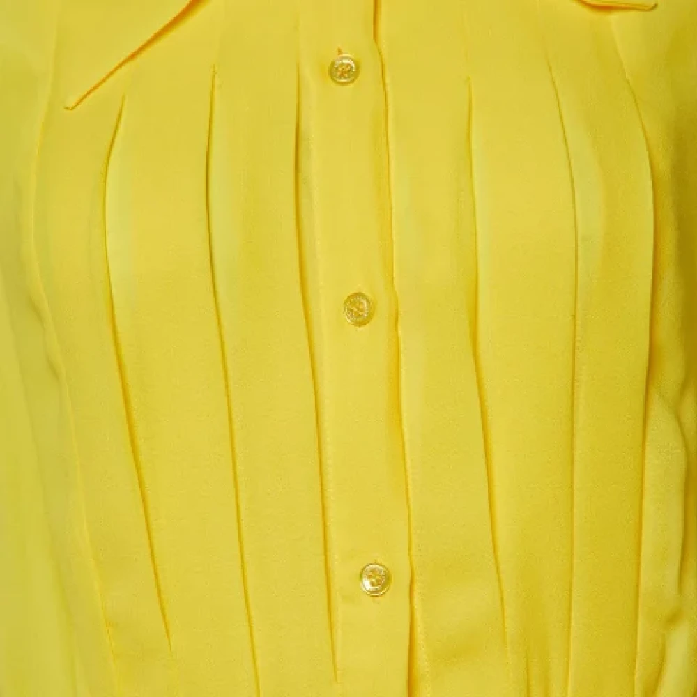 Moschino Pre-Owned Pre-owned Polyester tops Yellow Dames