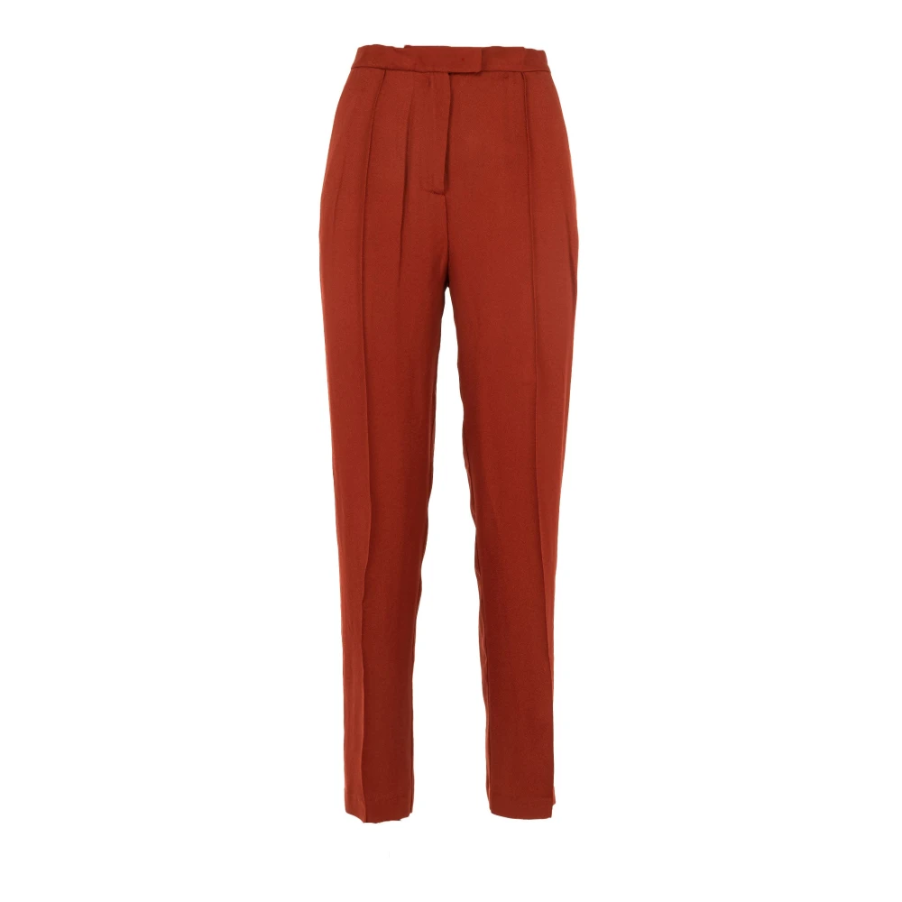 Manila Grace Elegante Palazzo Broek voor Vrouwen Brown Dames