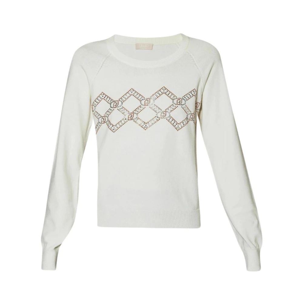 Liu Jo Gemstone Logo Breiwerk White Dames