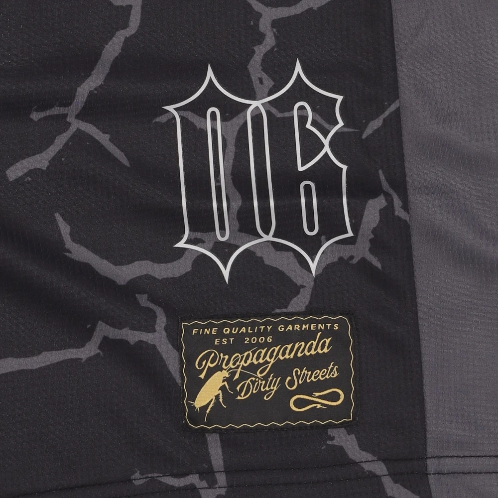 Propaganda Skelet Basketbalshorts Zwart Black Heren