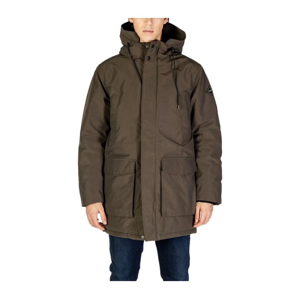 Replay Groene Polyamide Jas Green Heren