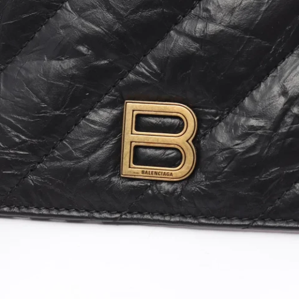 Balenciaga Vintage Pre-owned Leather wallets Black Dames