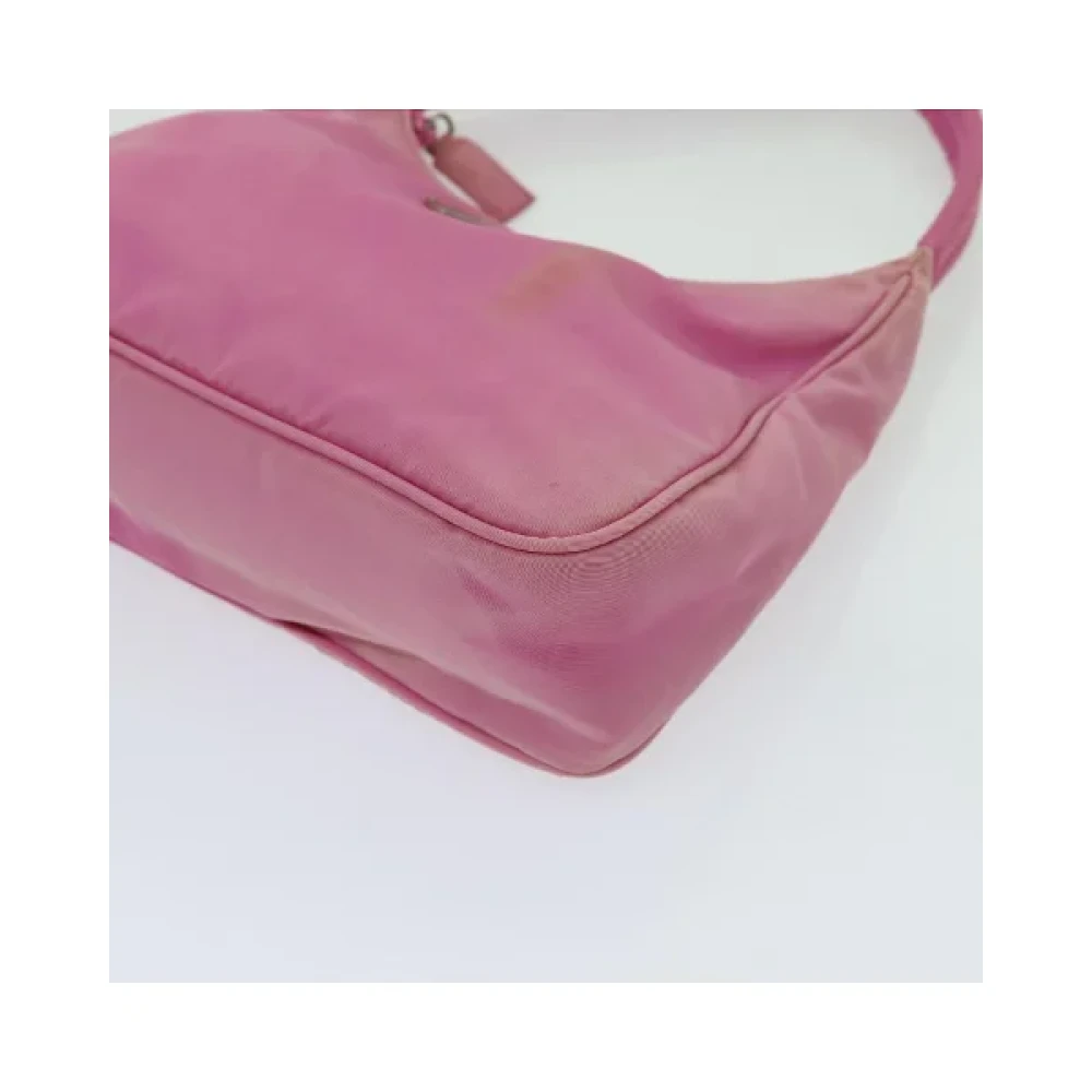 Prada Vintage Pre-owned Nylon prada-bags Pink Dames