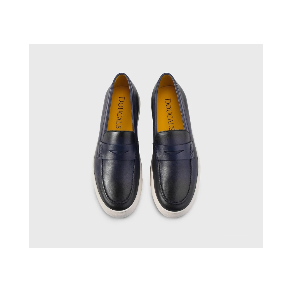 Doucal's Loafer met dubbele gesp