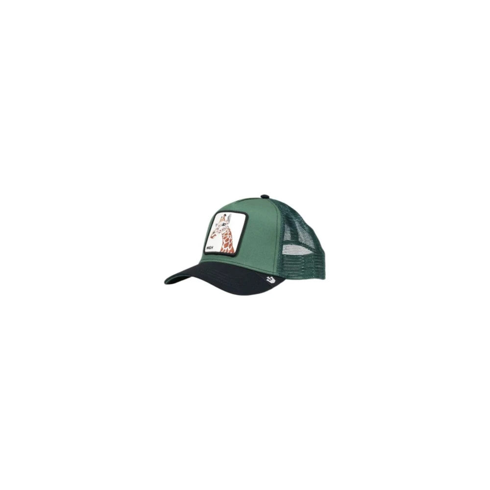 Goorin Bros Giraffe Trucker Hoed Groene Bedrukte Pet Green Heren