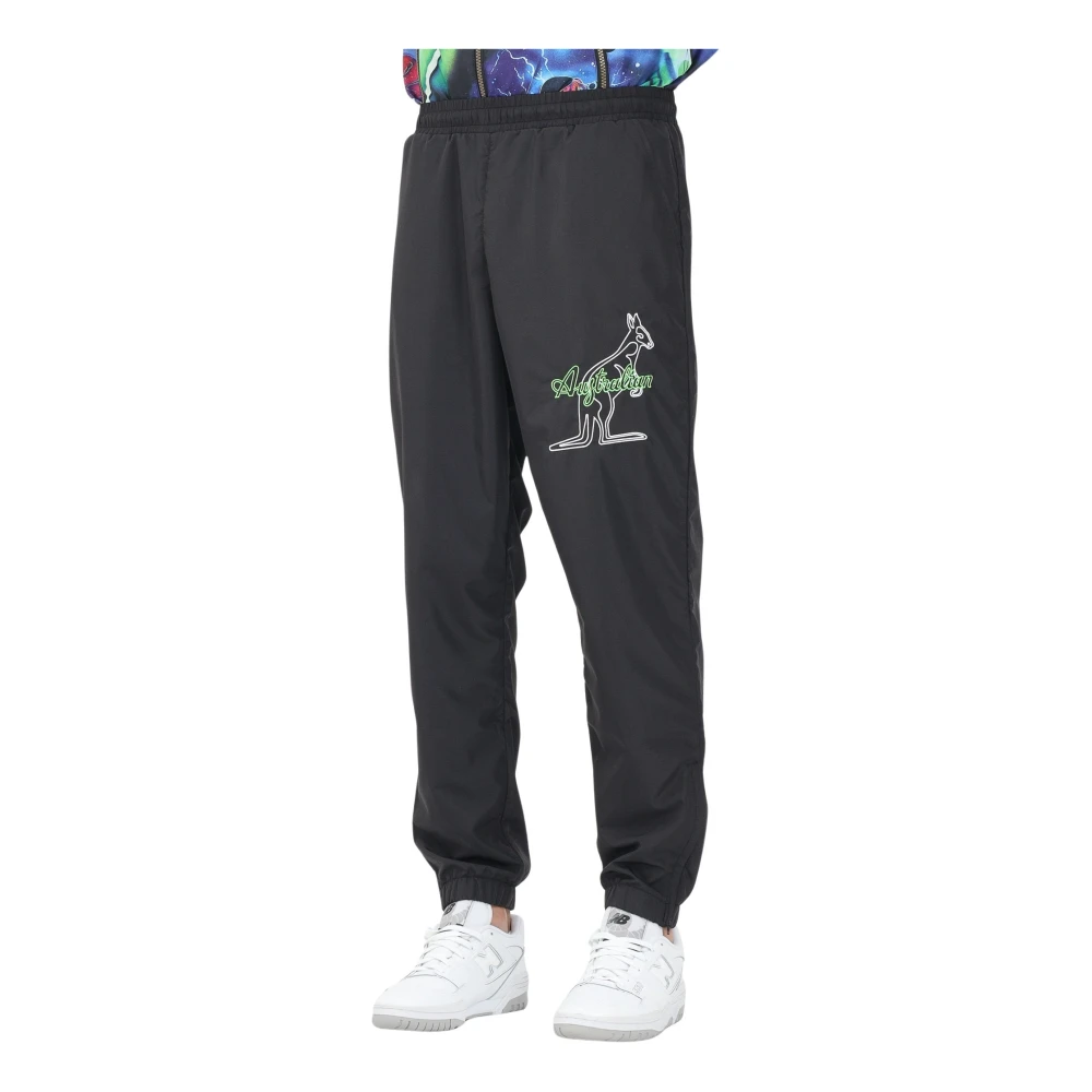 Australian Zwarte sportieve broek regular fit lente zomer Black Heren