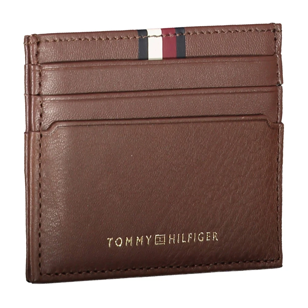 Tommy Hilfiger Heren Bruine Portemonnee met Kaarthouder Brown Heren