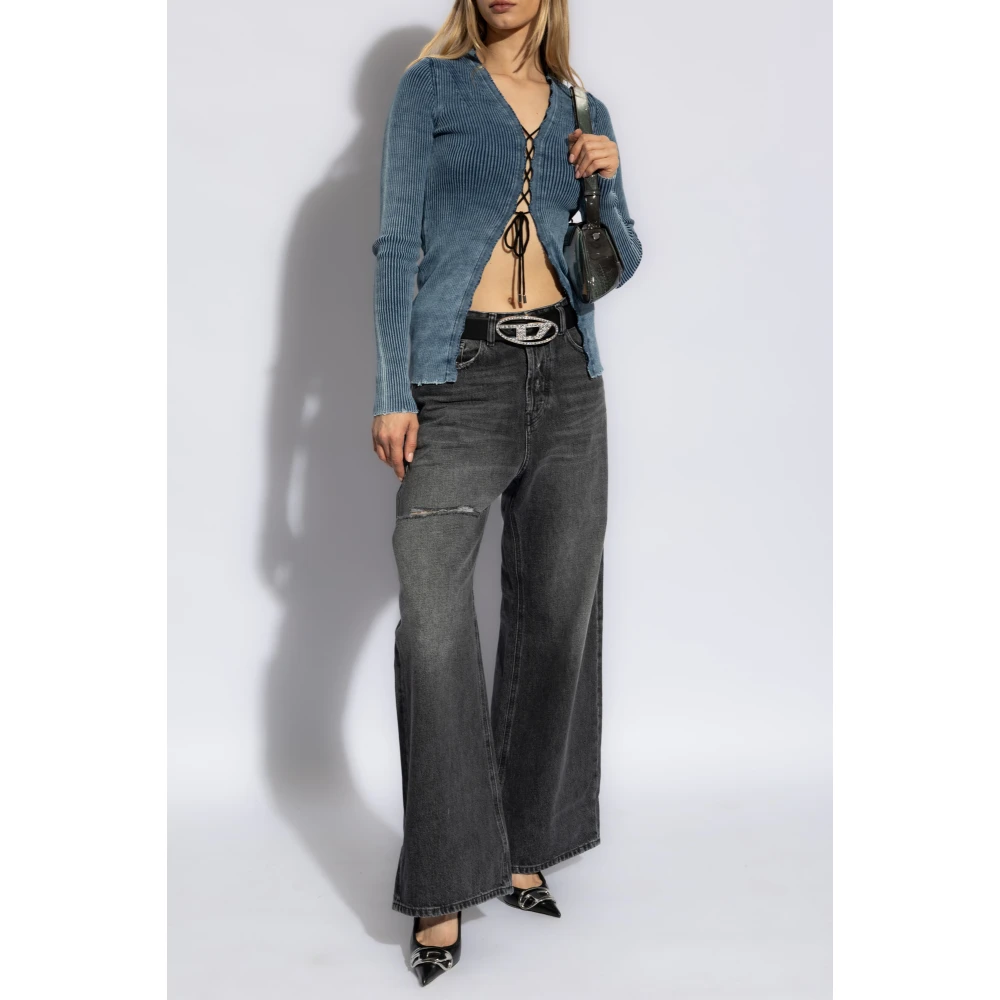 Diesel Gestreepte top M-Acerata Blue Dames