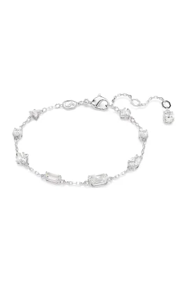 Armband vit rodiumpläterad