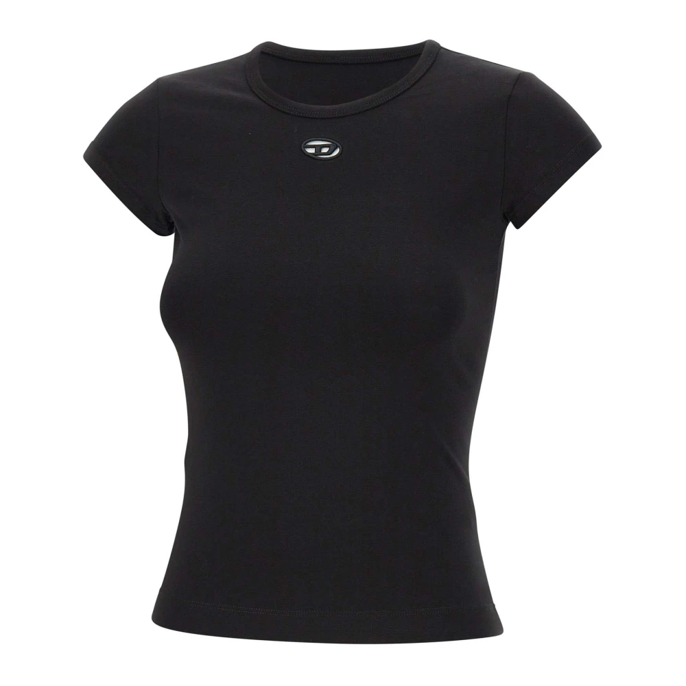 Diesel Mujer Negro Camisetas, Talla: S