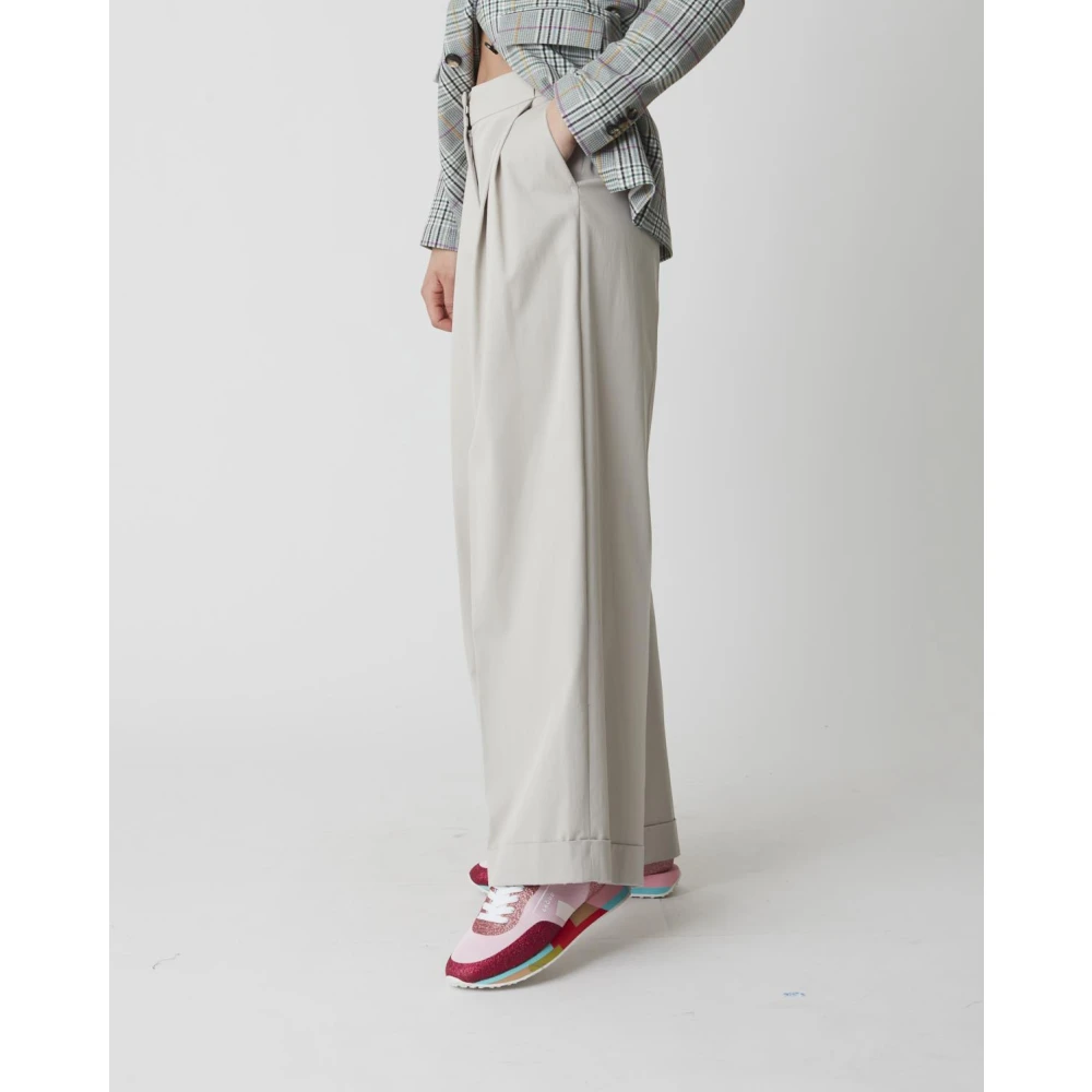 Via Masini 80 Stijlvolle Herenbroek Gray Dames