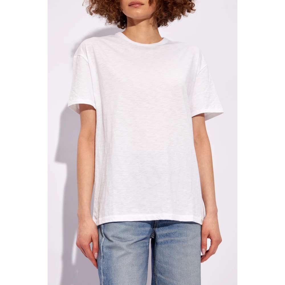 Rag & Bone Pima katoenen T-shirt White Dames