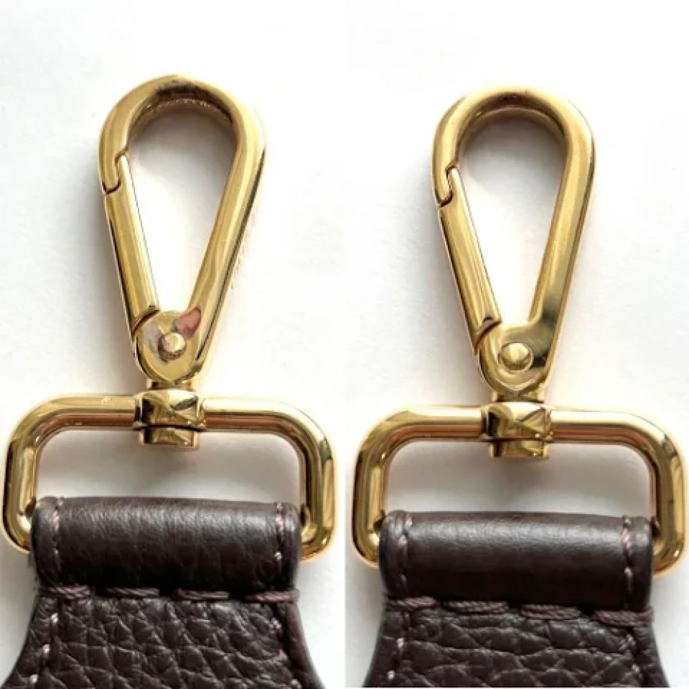 Fendi Vintage Pre-owned Leather home-office Black Dames