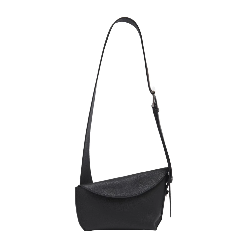 Alexander mcqueen Zwarte Asymmetrische Slingertas Black Heren