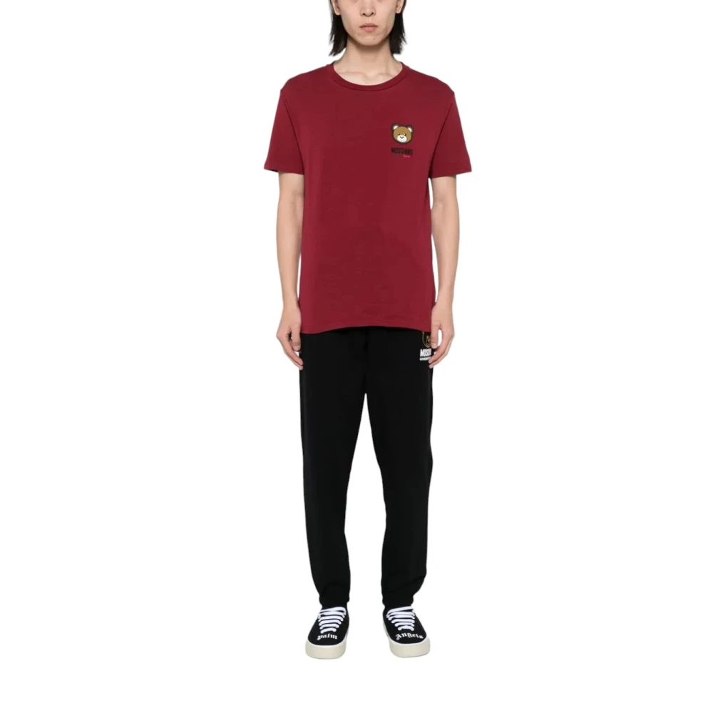 Moschino Katoenmix Broek Black Heren