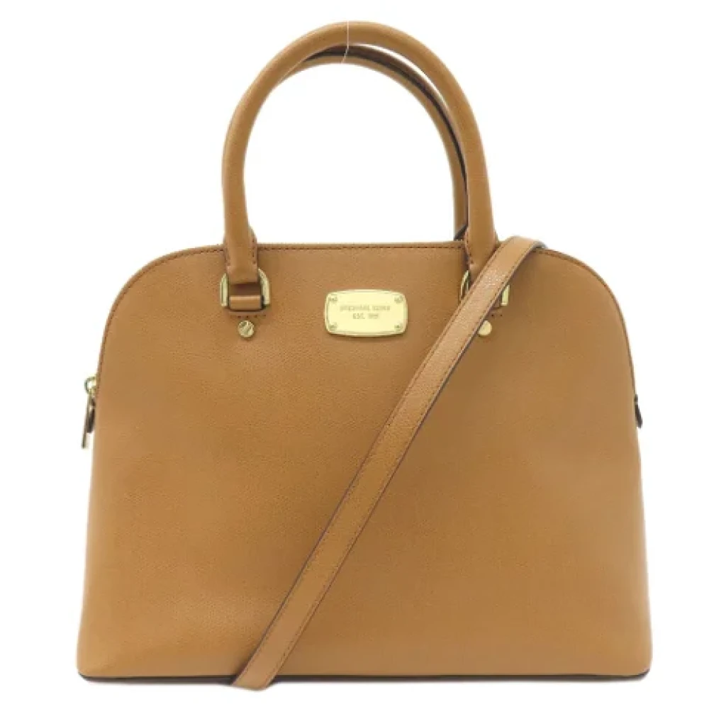 Michael Kors Pre-owned Leather handbags Brown Dames