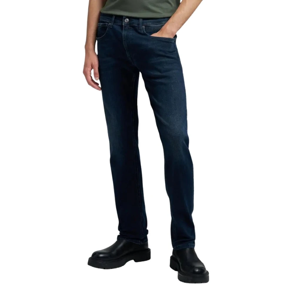 Replay , Straight Fit Jeans, Male, Blue, W31 L30, Grover Straight-Fit Jeans - Image 4
