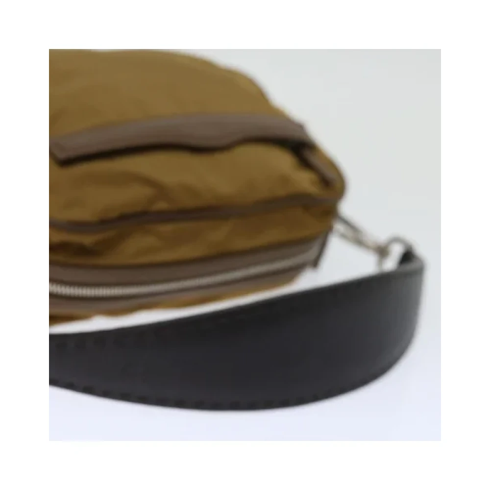 Prada Vintage Pre-owned Nylon prada-bags Brown Dames