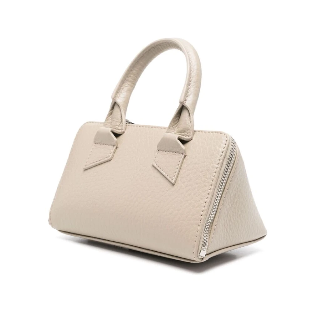 The Attico Beige Rits Bovenhandvat Schoudertas Beige Dames