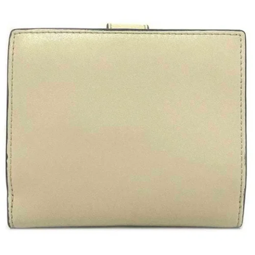 Fendi Vintage Pre-owned Fabric wallets Beige Dames