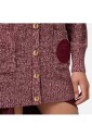 bordeaux-cream-mottled-cardigan