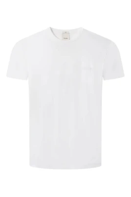 Slim Supima Logo Patch Tee
