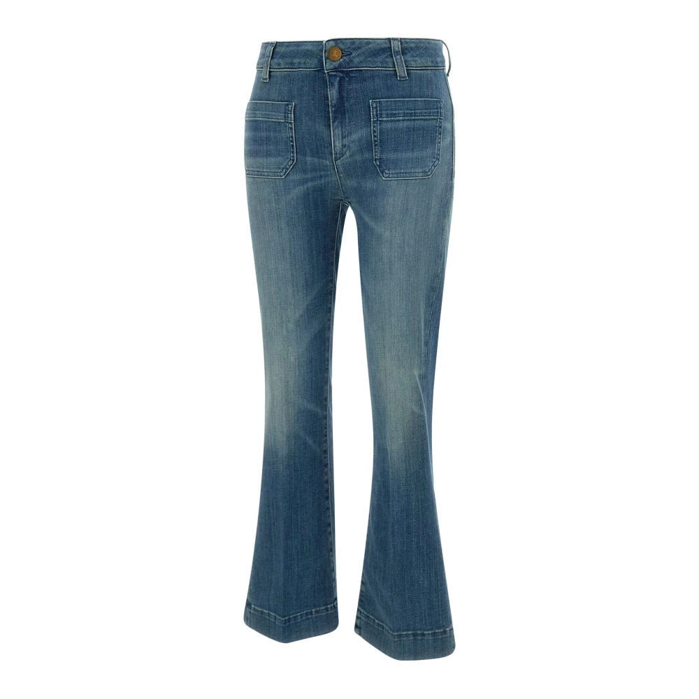 Seafarer Blauwe Bootcut Flared Jeans Blue Dames
