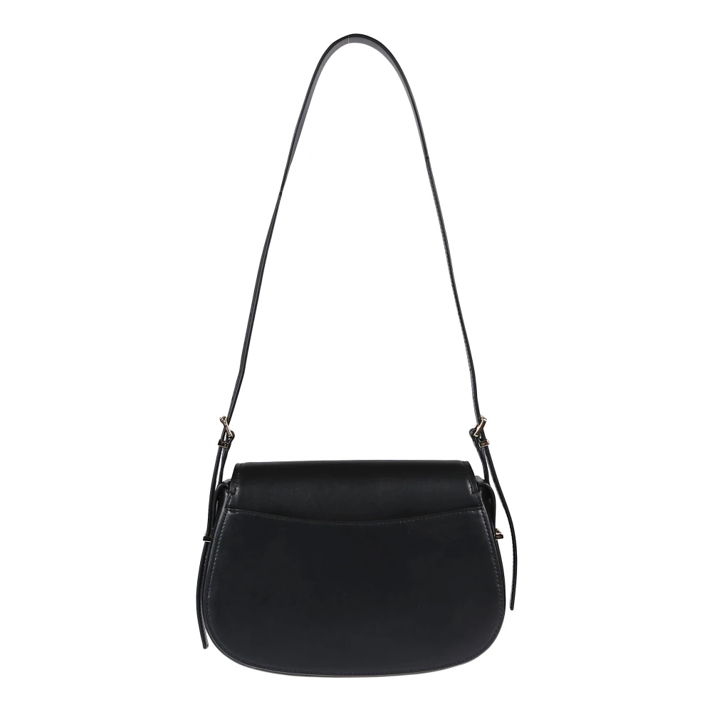 Michael Kors Stijlvolle Flap Messenger Tas Black Dames