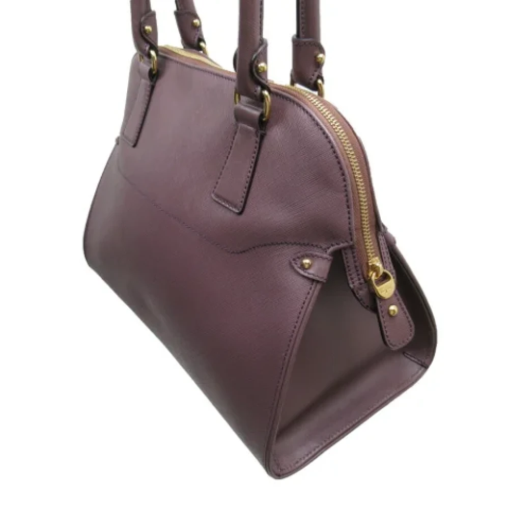 Salvatore Ferragamo Pre-owned Fabric handbags Brown Dames
