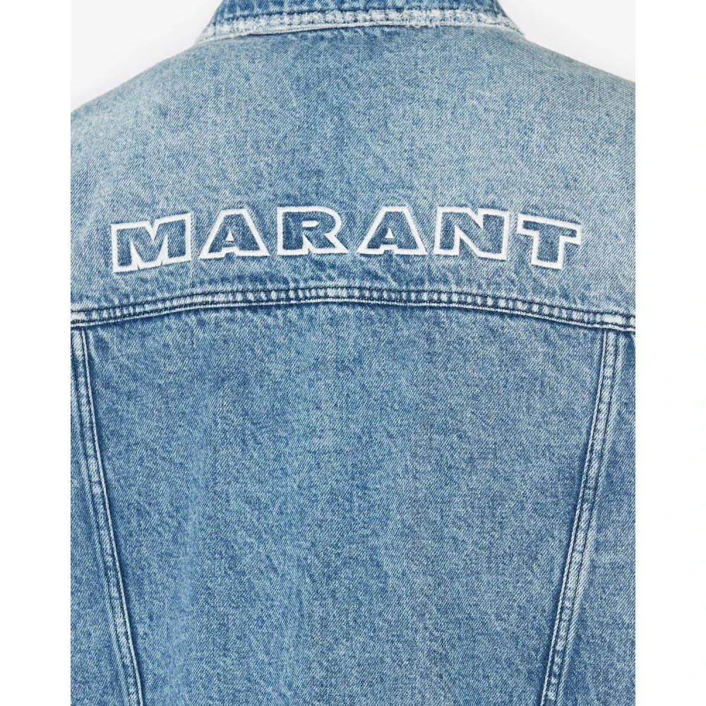 Isabel marant Denimjack met Jango-stijl Blue Heren