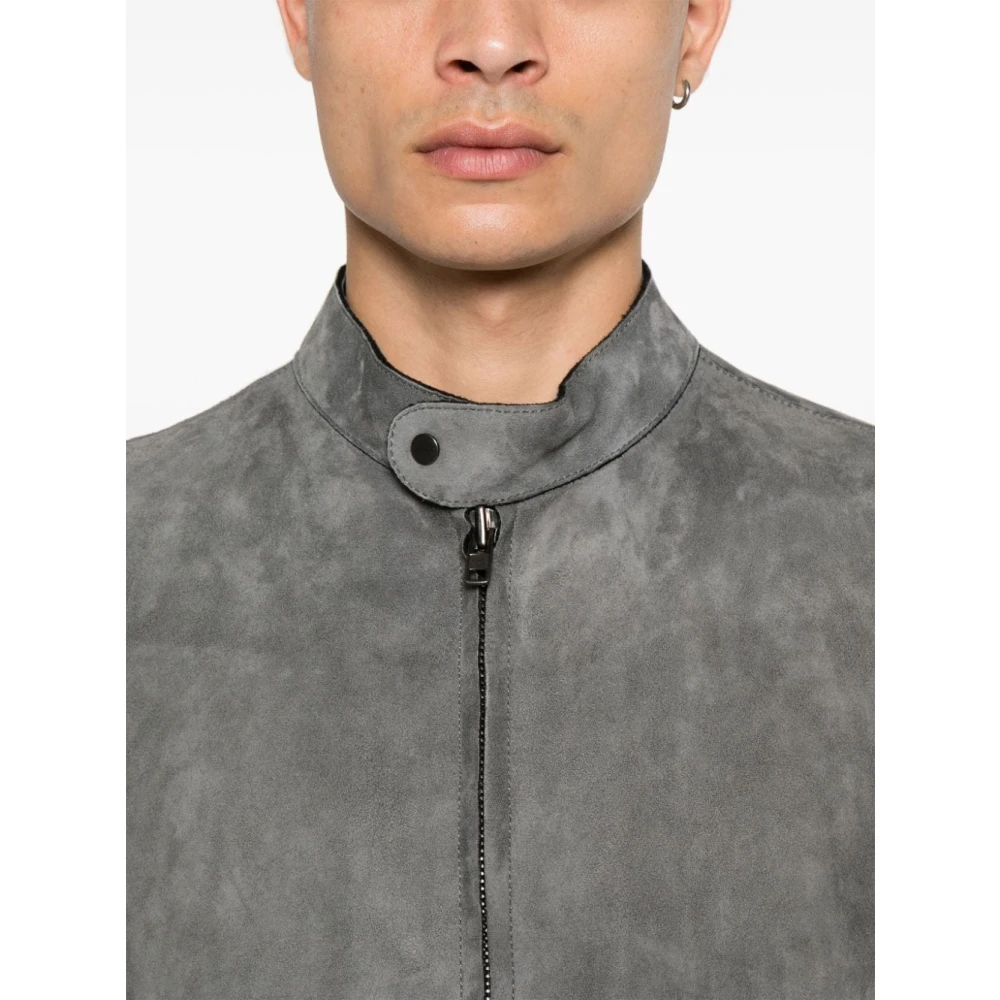 Salvatore Santoro Stijlvolle Jassen Collectie Gray Heren