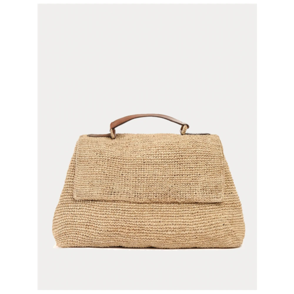 Ibeliv Lahady Raffia Handtas Beige Dames
