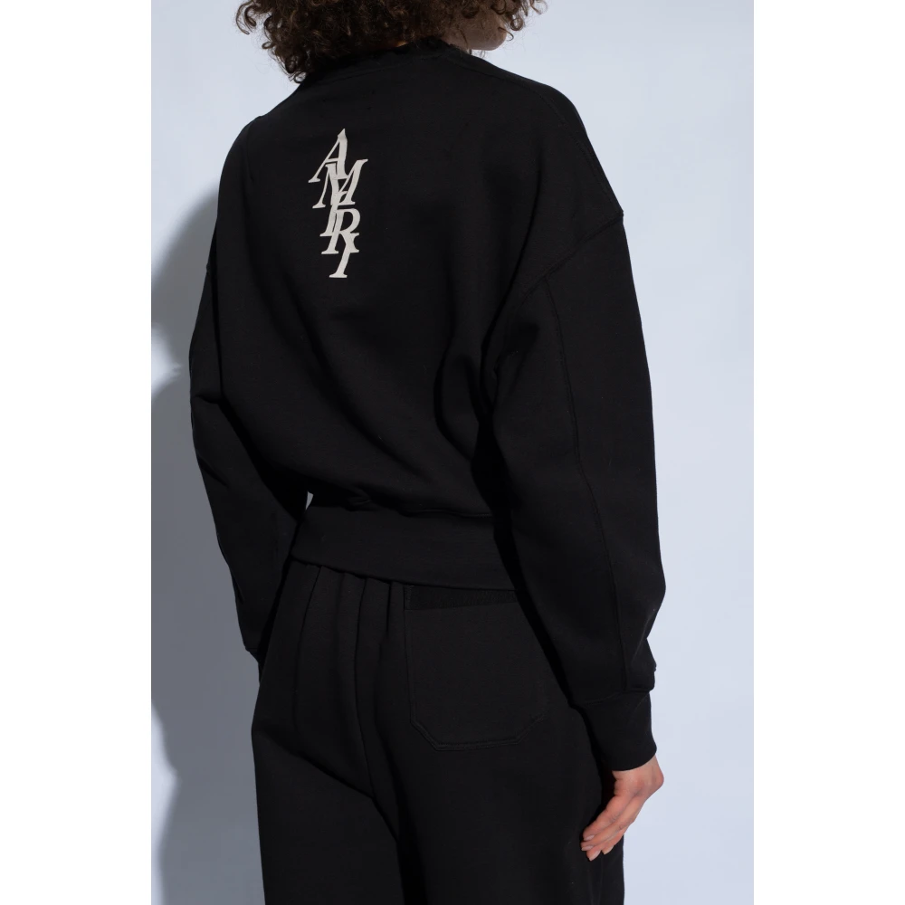 Amiri Sweatshirt met logo Black Dames