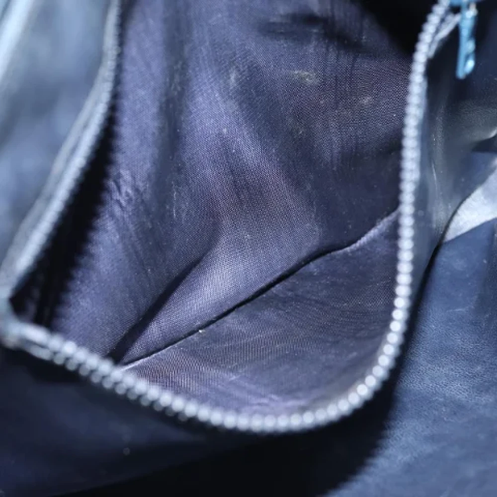 Celine Vintage Pre-owned Canvas shoulder-bags Black Dames