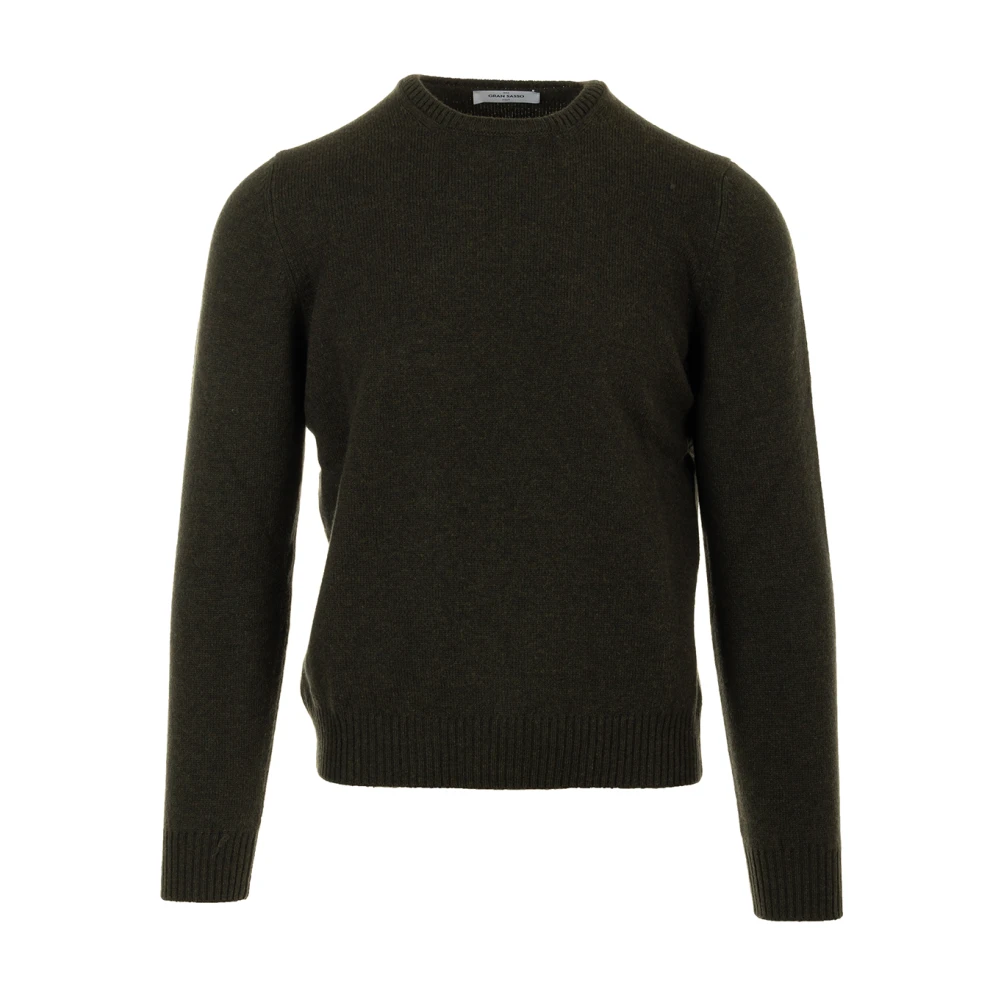 Gran Sasso Groene Sweater Paricollo Stijl Green Heren