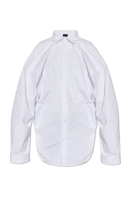 Oversize skjorta med ficka