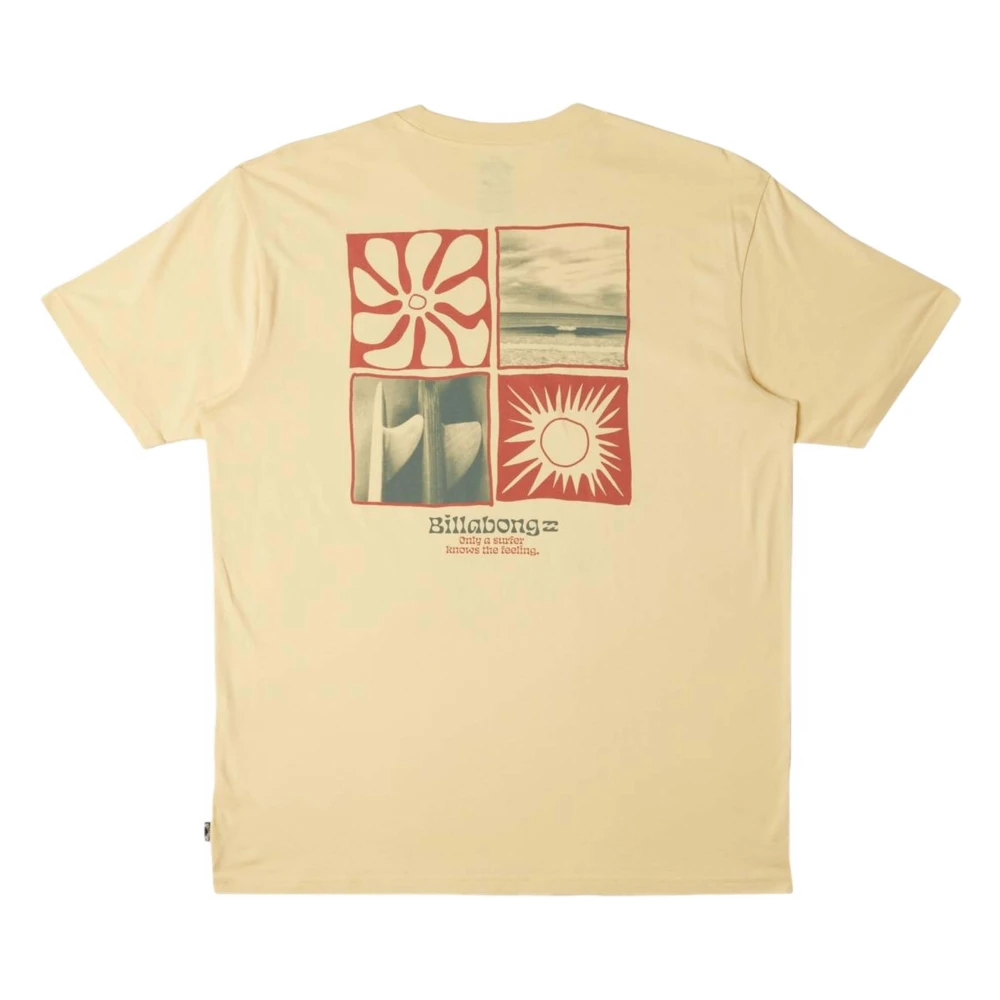 Billabong Twin Fins T-shirt Beige, Herr