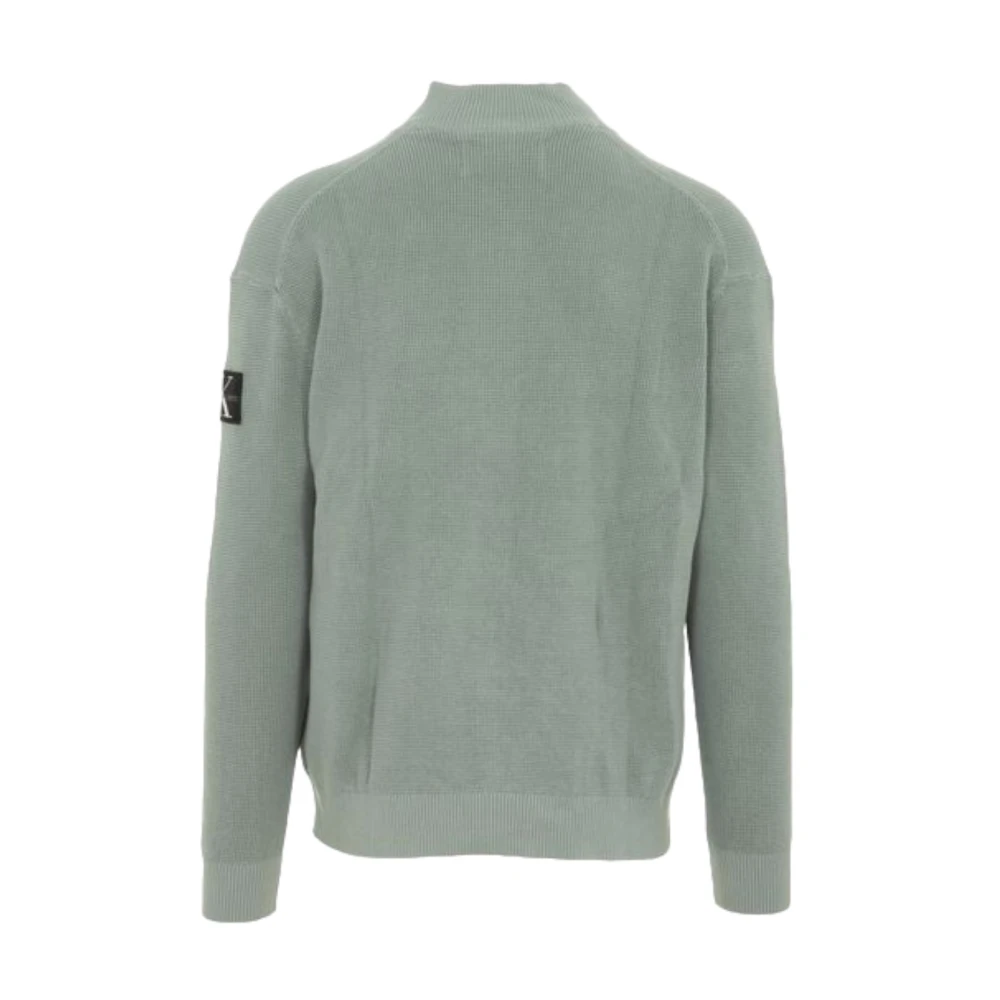 Calvin Klein Stijlvolle Gebreide Cardigan Sweater Gray Heren