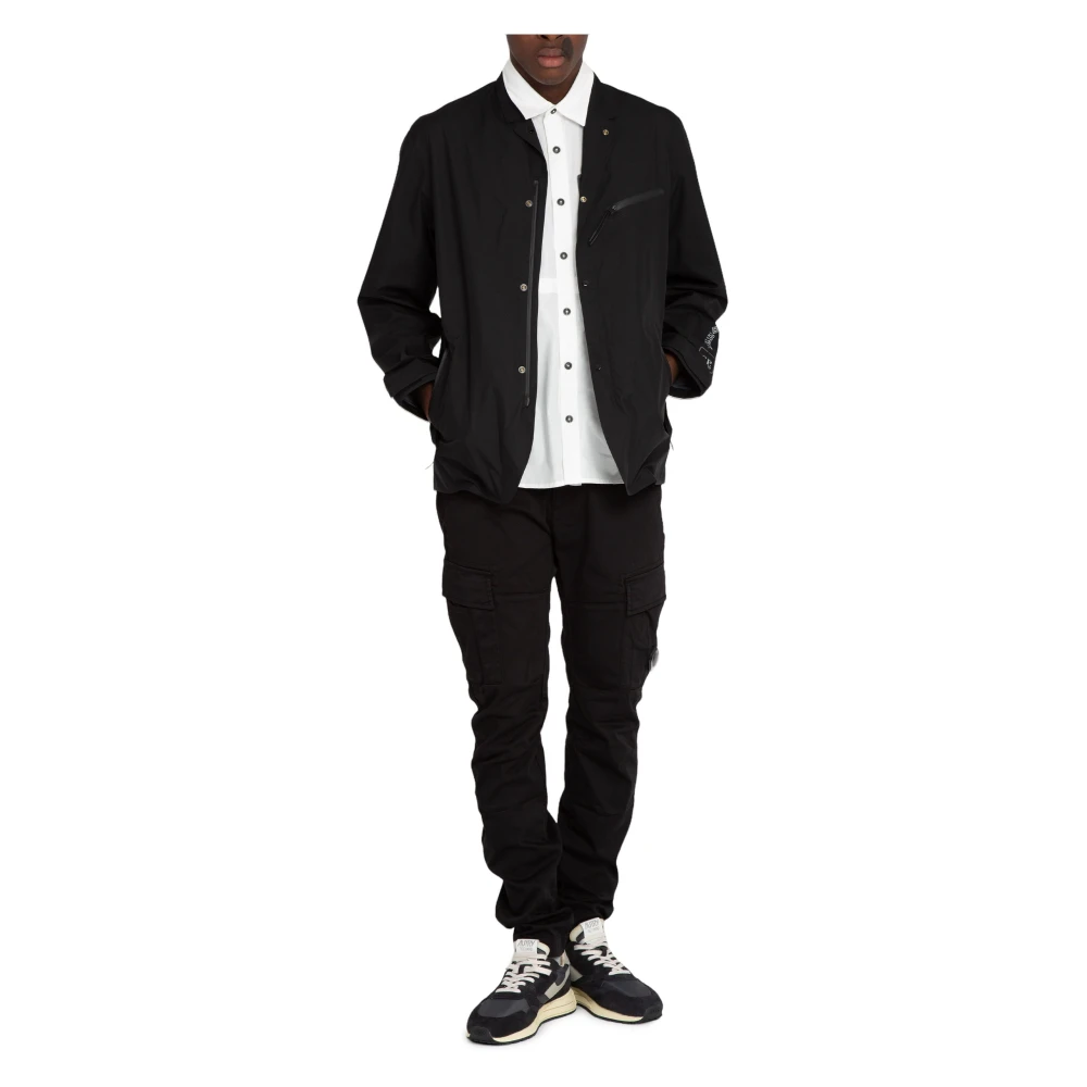 C.P. Company Ripstop Korte Mouw Shirt White Heren